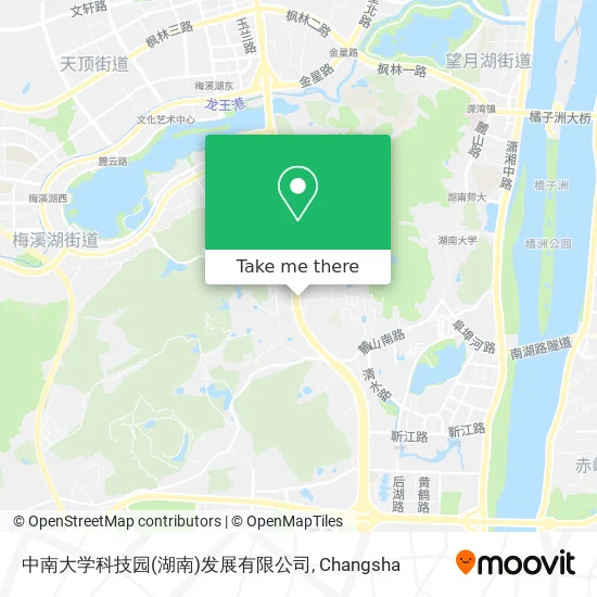 中南大学科技园(湖南)发展有限公司 map