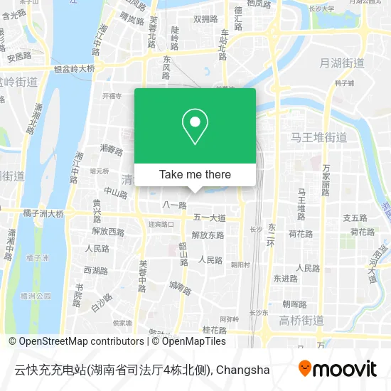 云快充充电站(湖南省司法厅4栋北侧) map