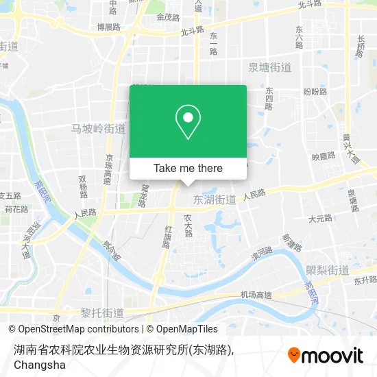 湖南省农科院农业生物资源研究所(东湖路) map