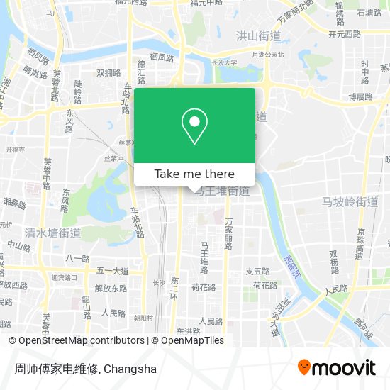 周师傅家电维修 map
