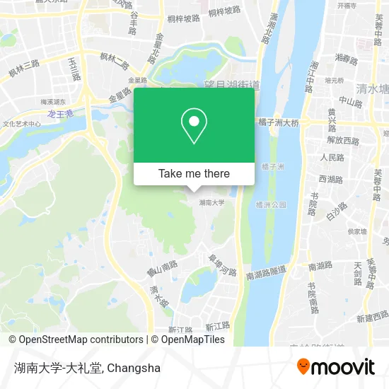 湖南大学-大礼堂 map