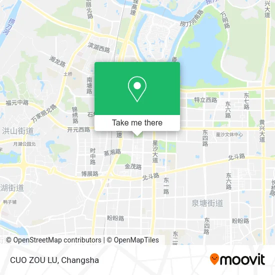 CUO ZOU LU map