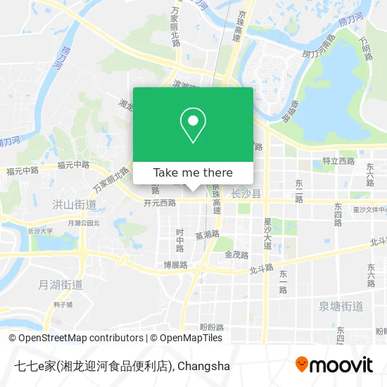 七七e家(湘龙迎河食品便利店) map