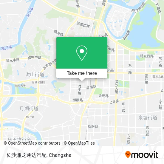 长沙湘龙通达汽配 map