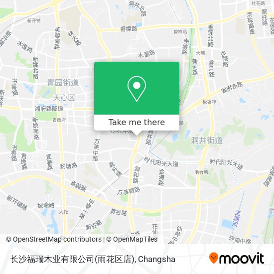 长沙福瑞木业有限公司(雨花区店) map