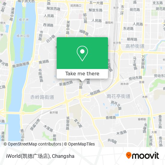 iWorld(凯德广场店) map