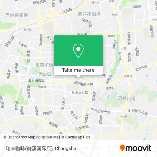 瑞幸咖啡(御溪国际店) map