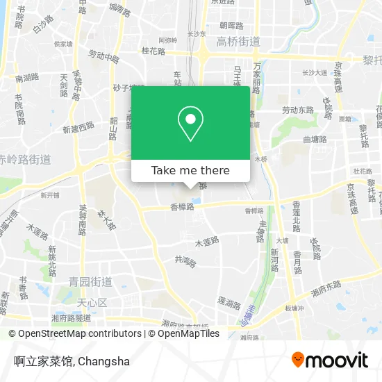 啊立家菜馆 map