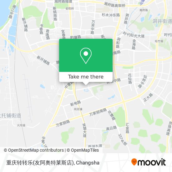 重庆转转乐(友阿奥特莱斯店) map