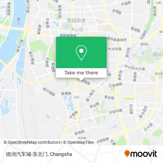 德润汽车城-东北门 map