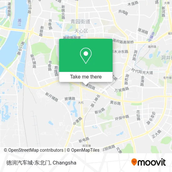 德润汽车城-东北门 map