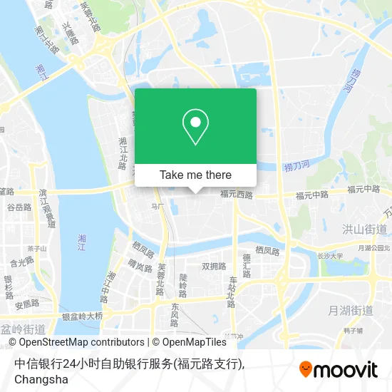 中信银行24小时自助银行服务(福元路支行) map
