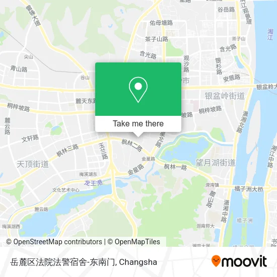 岳麓区法院法警宿舍-东南门 map