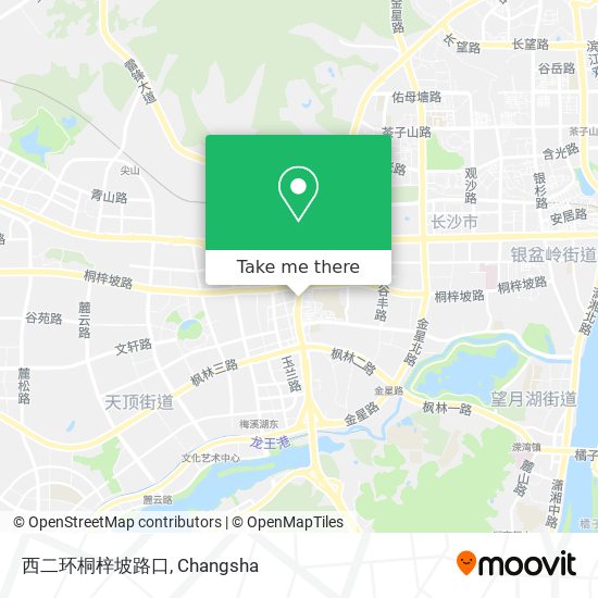 西二环桐梓坡路口 map
