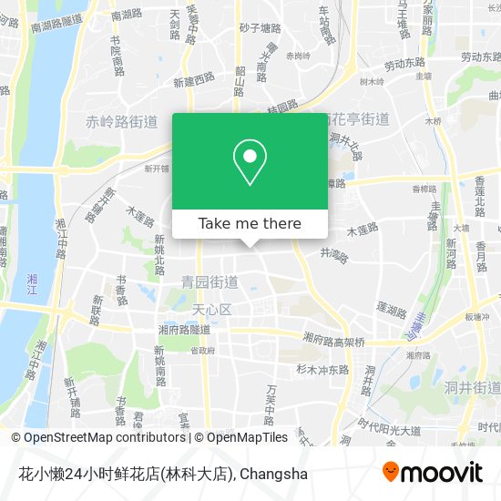 花小懒24小时鲜花店(林科大店) map