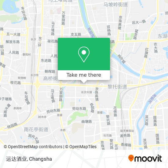 运达酒业 map