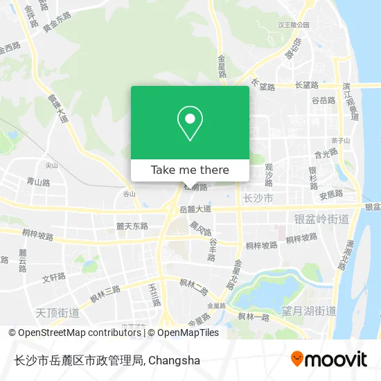 长沙市岳麓区市政管理局 map