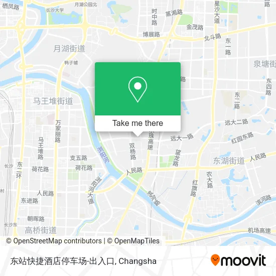 东站快捷酒店停车场-出入口 map