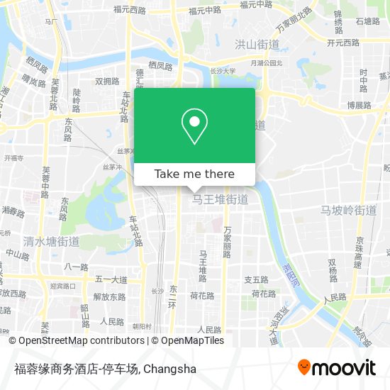 福蓉缘商务酒店-停车场 map
