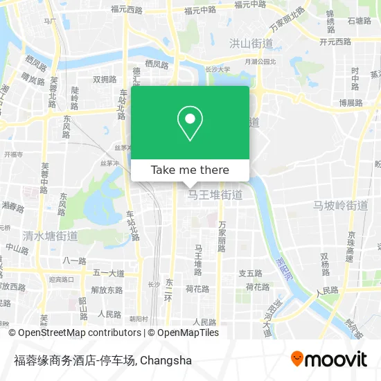 福蓉缘商务酒店-停车场 map