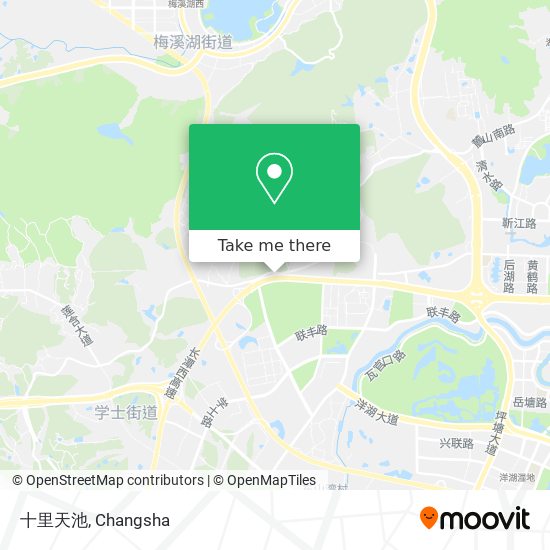 十里天池 map