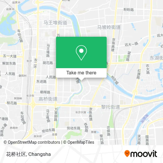 花桥社区 map