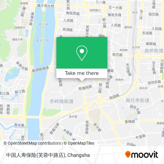 中国人寿保险(芙蓉中路店) map