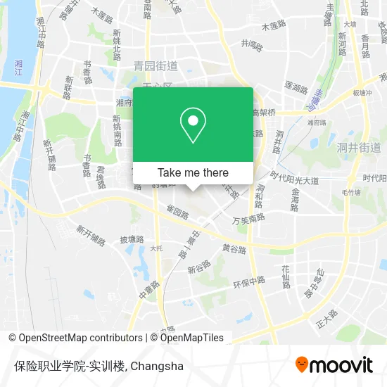 保险职业学院-实训楼 map