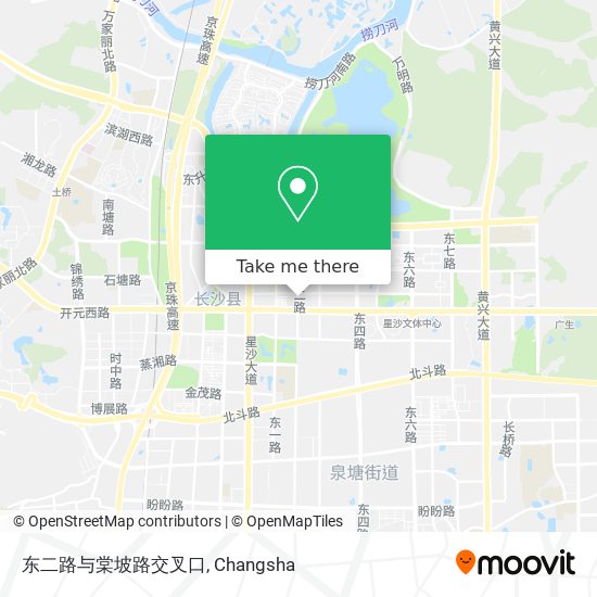 东二路与棠坡路交叉口 map
