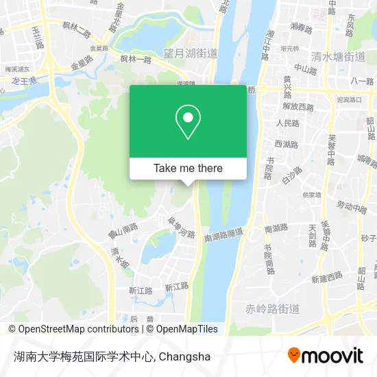 湖南大学梅苑国际学术中心 map
