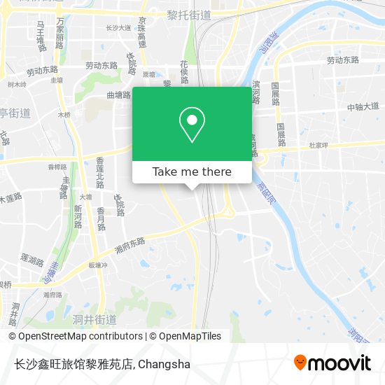 长沙鑫旺旅馆黎雅苑店 map