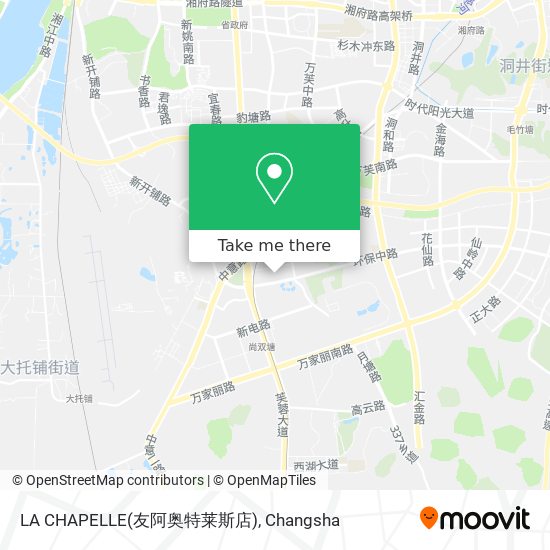 LA CHAPELLE(友阿奥特莱斯店) map