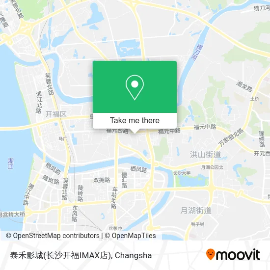 泰禾影城(长沙开福IMAX店) map