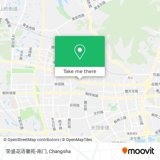 荣盛花语馨苑-南门 map