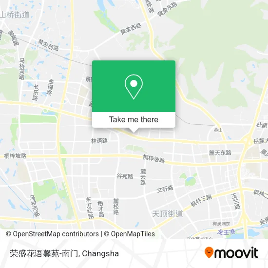 荣盛花语馨苑-南门 map