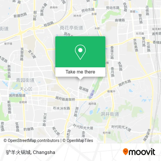 驴羊火锅城 map