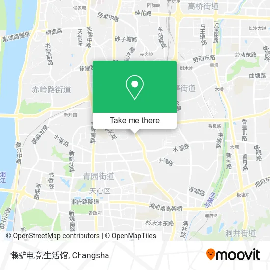 懒驴电竞生活馆 map