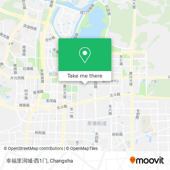 幸福里润城-西1门 map