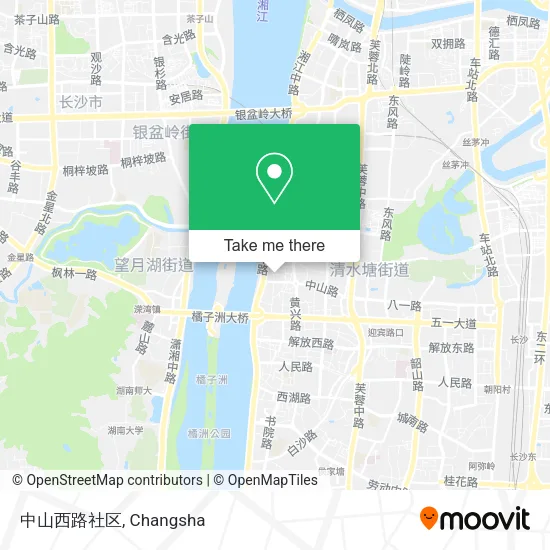 中山西路社区 map