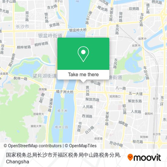 国家税务总局长沙市开福区税务局中山路税务分局 map