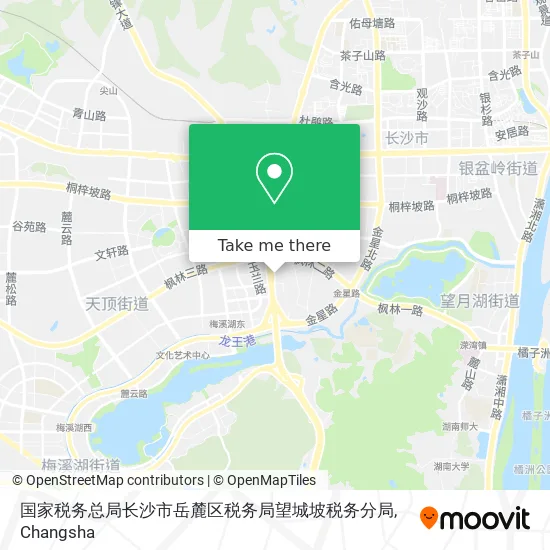 国家税务总局长沙市岳麓区税务局望城坡税务分局 map