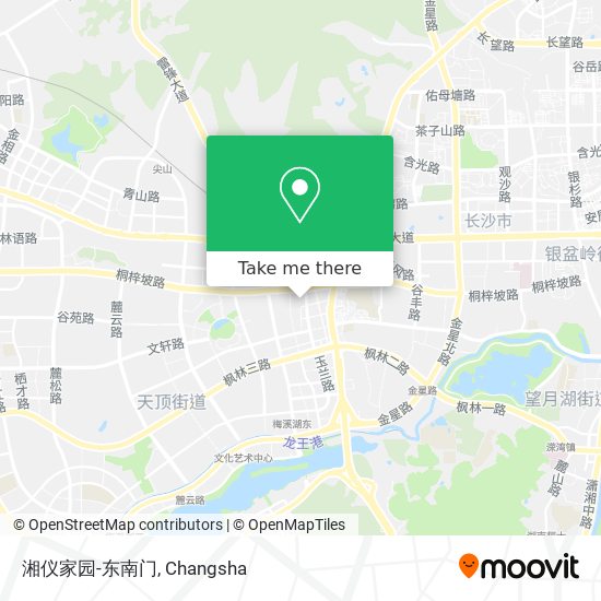 湘仪家园-东南门 map