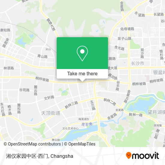 湘仪家园中区-西门 map