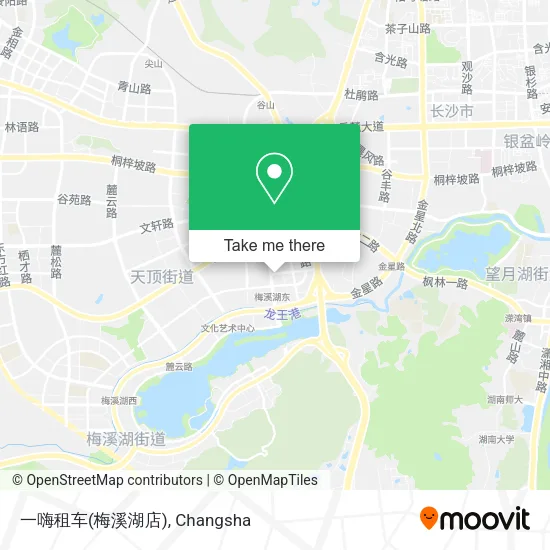 一嗨租车(梅溪湖店) map
