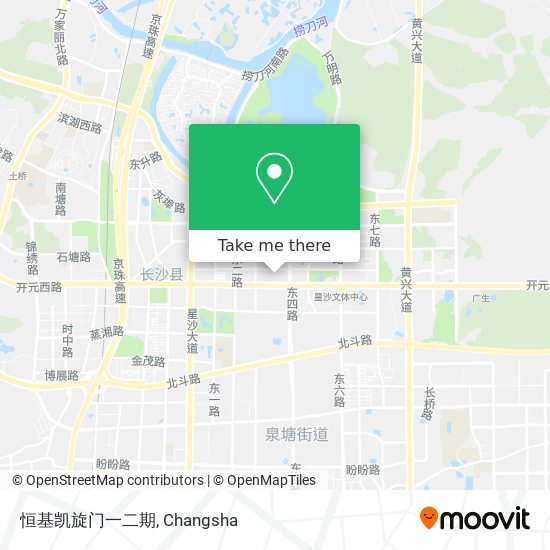恒基凯旋门一二期 map