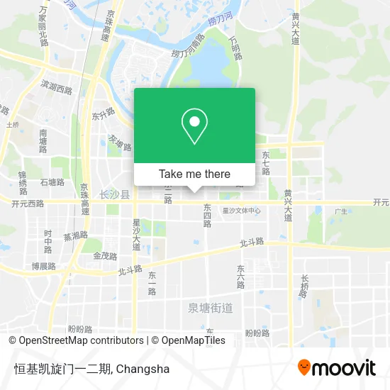 恒基凯旋门一二期 map