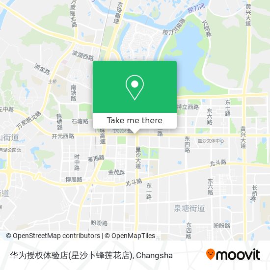 华为授权体验店(星沙卜蜂莲花店) map