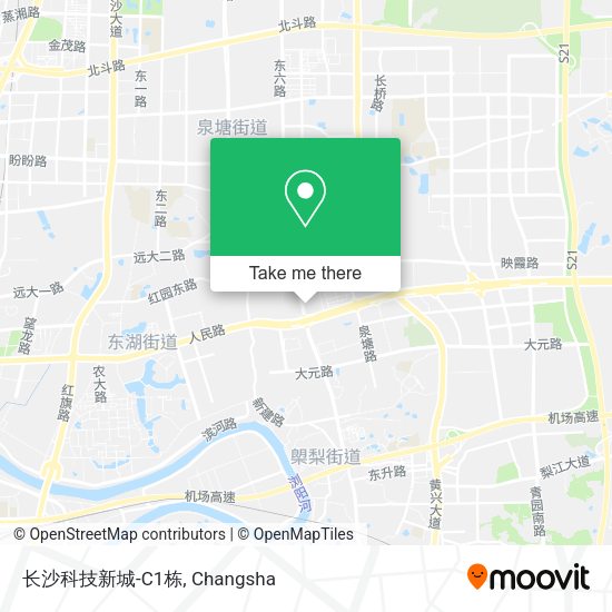 长沙科技新城-C1栋 map