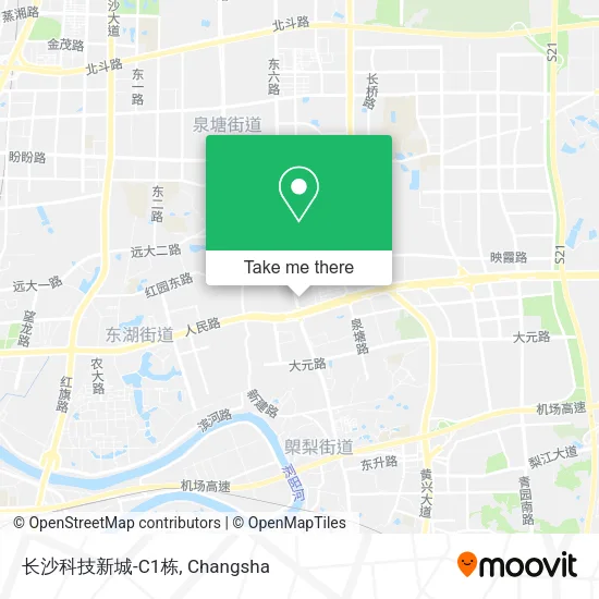 长沙科技新城-C1栋 map