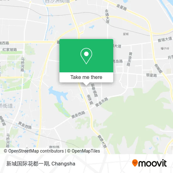 新城国际花都一期 map
